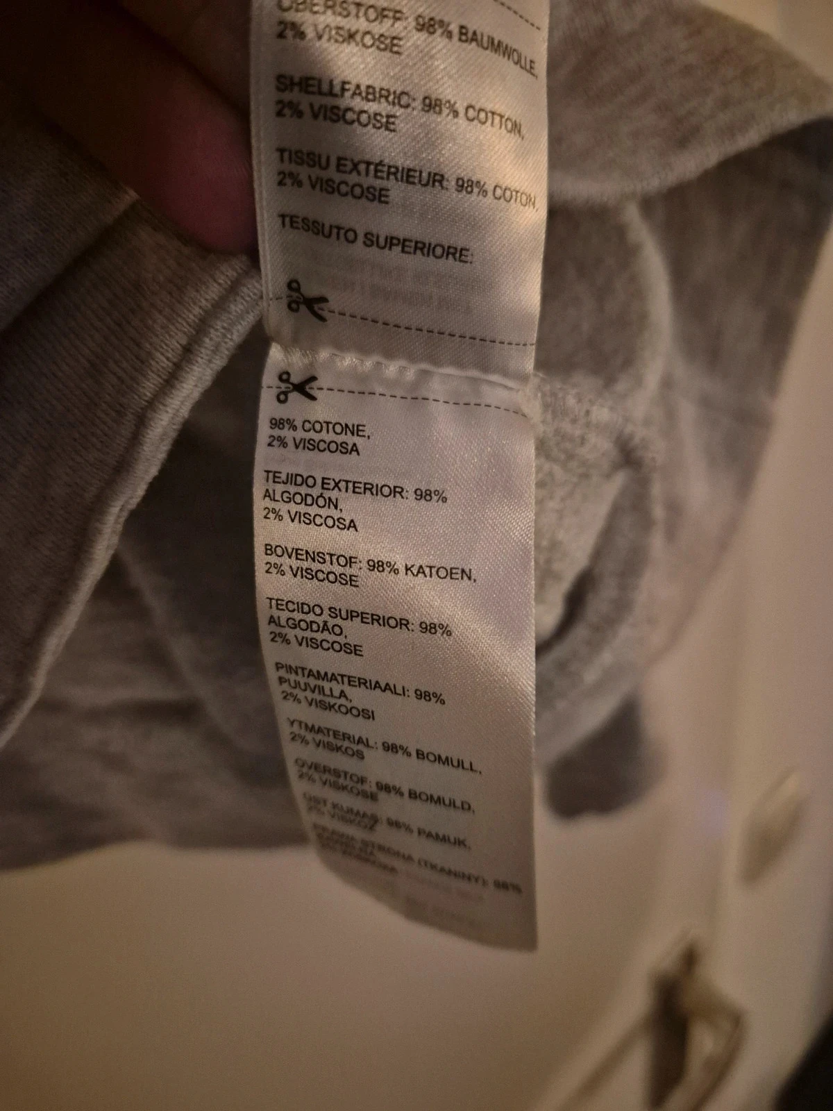 Twintip hoodie cinza, tamanho L – photo 5